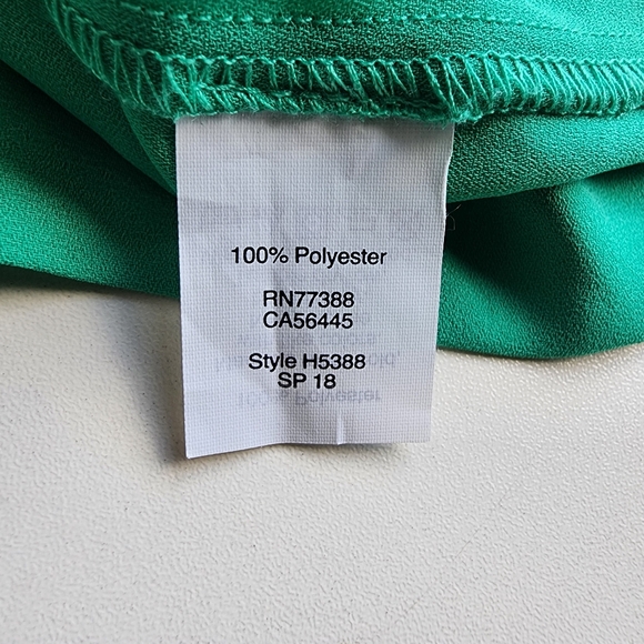 NWT J Crew Womens Cold Shoulder Ruffle Tank Top Green Ruffle Sleeve Sz 2 - Picture 14 of 14